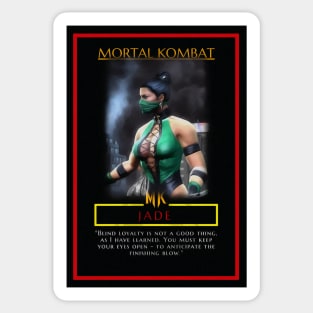 Mortal Kombat - MK Fighters - Jade - Poster - Sticker and More - 19062014 Sticker